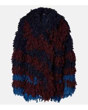 Etro Jacke Aus Einem Wollgemisch - Blau
