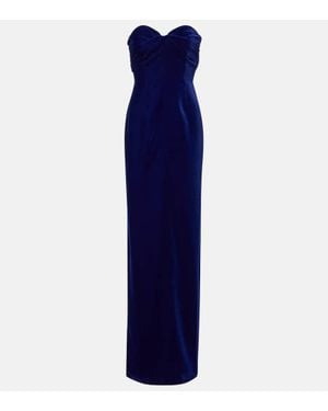 Tom Ford Robe Aus Samt - Blau