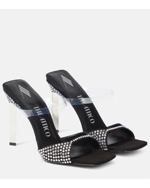 The Attico Embellished Pvc Nanci Mules in White | Lyst