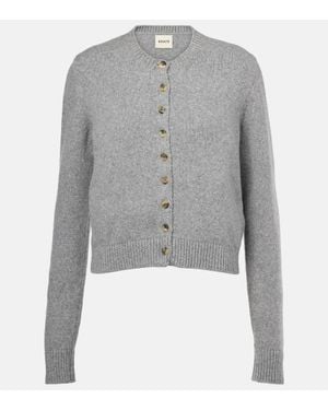 KHAITE Cardigan Everheart Aus Kaschmir - Grau