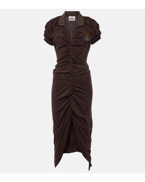 Vivienne Westwood Pulling Midikleid - Braun