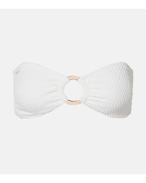 Alexandra Miro Carlotta Bikini Top - White