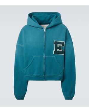 ERL Kapuzenjacke Aus Baumwolle - Blau