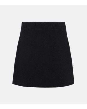 Lisa Yang Mini-Jupe Clare En Cachemire - Noir