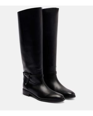 Jimmy Choo Stiefel Lawton Aus Leder - Schwarz