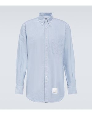 Thom Browne Cotton Shirt - Blue