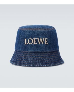 Loewe Hut Aus Denim - Blau