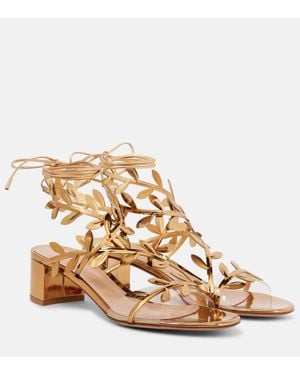 Gianvito Rossi Sandali Flavia - Metallizzato