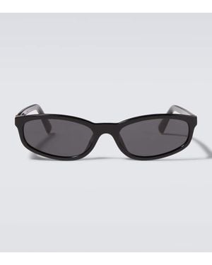Miu Miu Ovale Sonnenbrille - Grau