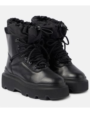 Inuikii Schnuerstiefel Endurance Aus Leder - Schwarz