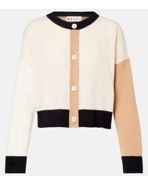 Marni Cardigan Aus Kaschmir - Weiß