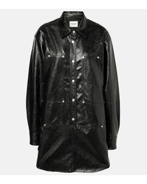 Isabel Marant Ayali Faux Leather Jacket - Black