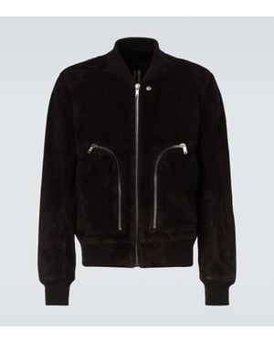 Rick Owens Chaqueta Bomber Remoray De Ante - Negro