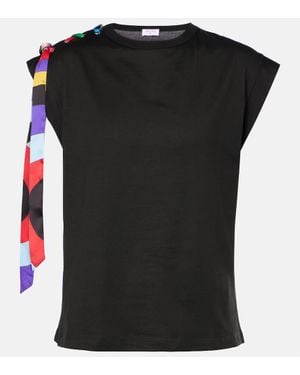 PUCCI Iride Cotton Jersey T-Shirt - Black