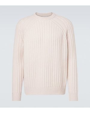 Allude Pullover Aus Wolle Und Kaschmir - Natur