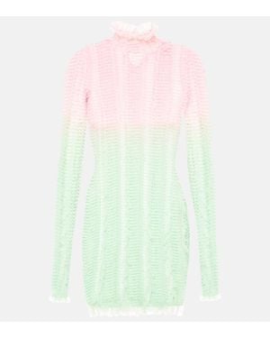 Roberta Einer Abito Corto Angel Con Tulle - Verde