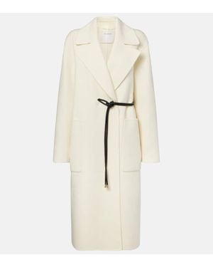 Sportmax Mantel Abate Aus Schurwolle - Natur