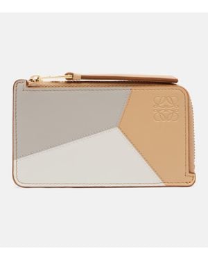 Loewe Kartenetui Puzzle Aus Leder - Natur