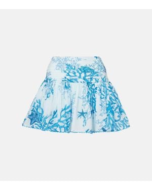 Poupette Minirock Colleen Aus Baumwolle - Blau