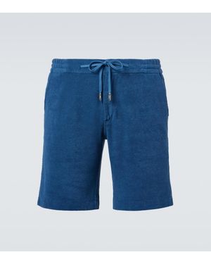 Fedeli Shorts Aus Frottee - Blau