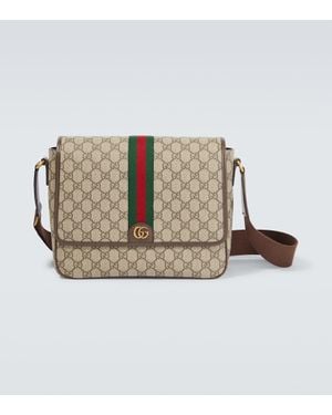 Gucci Borsa Messenger Ophidia Media - Grigio