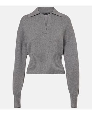 Proenza Schouler Jeanne Cashmere And Wool Jumper - Grey