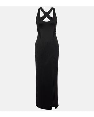 Galvan London Opta Midi Dress - Black