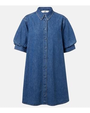 FRAME Abito Corto Di Jeans Play - Blu