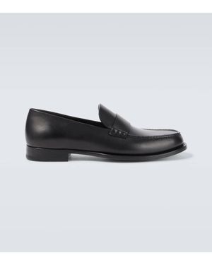 The Row Mocasines Novus De Piel - Negro