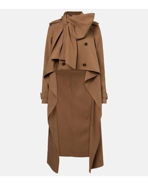 Burberry Trenchcoat Aus Seide - Braun