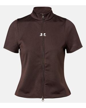 Courreges Top - Marrone