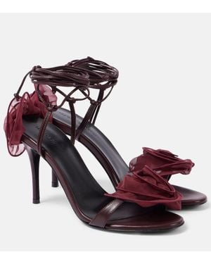 Magda Butrym Sandalen 90 Aus Leder - Rot