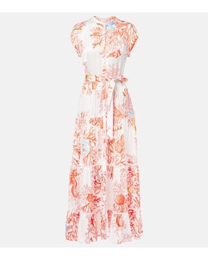 Poupette Bedrucktes Hemdblusenkleid - Pink