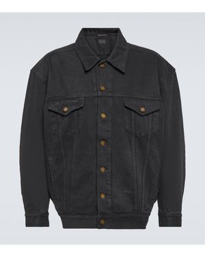 Saint Laurent Oversized Denim Jacket - Black