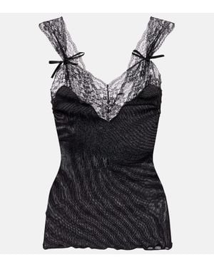 Saint Laurent Tank Top - Nero
