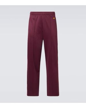 Wales Bonner Essence Jersey Track Pants - Red