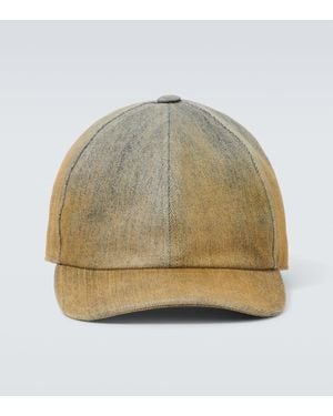 Rick Owens Baseballcap Aus Denim - Natur