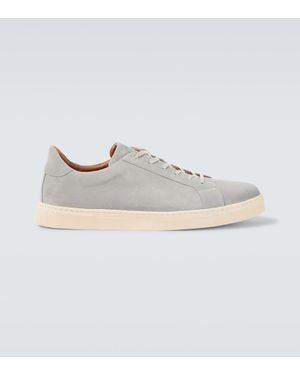 George Cleverley Jack Ii Suede Trainers - White