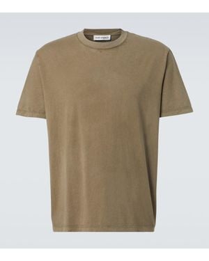 Our Legacy T-Shirt Box Aus Baumwoll-Jersey - Natur
