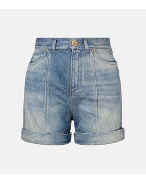 Balmain Jeansshorts - Blau