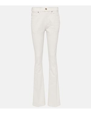Tom Ford High-Rise Flared Jeans - Weiß