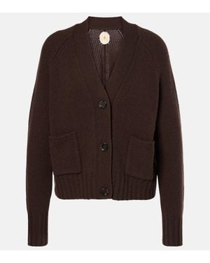 Jardin Des Orangers Wool And Cashmere Cardigan - Brown
