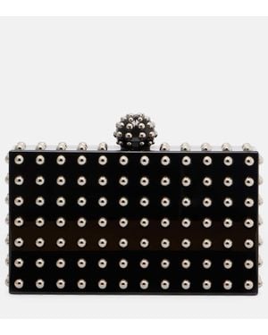 Aquazzura Clutch Cosmic Mini Con Borchie - Nero