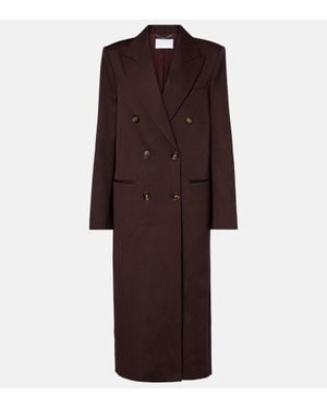 Stella McCartney Wool Twill Coat - Brown