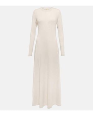Jardin Des Orangers Pulloverkleid Aus Wolle Und Kaschmir - Natur
