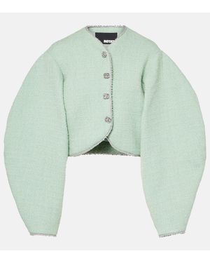 ROTATE BIRGER CHRISTENSEN Jacke Aus Boucle - Grün