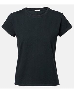 The Row Tori Cotton Jersey T-Shirt - Black