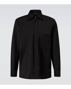 Saman Amel Sobrecamisa De Lana - Negro