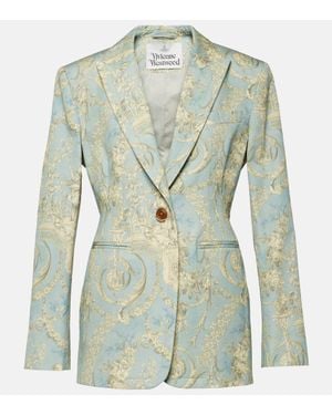 Vivienne Westwood Lauren Toile De Jouy Cotton Jacket - Green