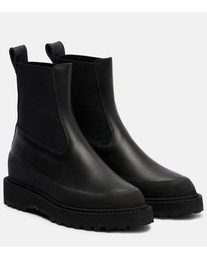 Le Monde Beryl Chelsea Boots Dolomite Aus Leder - Schwarz